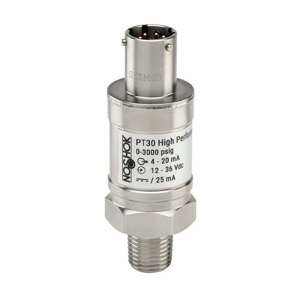 Noshok Pressure Transmitter, 0-2000 psi gauge, +/-0.25% of span, 0.5 Vdc to 4.5 Vdc, 3-wire ratiometric, 1 PT30-2000psig-1-13-2-3 - main